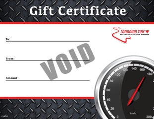 CTMP Gift Certificates – Canadian Tire Motorsport - Official Site
